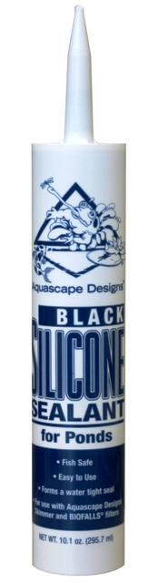 buy Aquascape Black Fish Safe Silicone Sealant for Water Garden & Pond Use